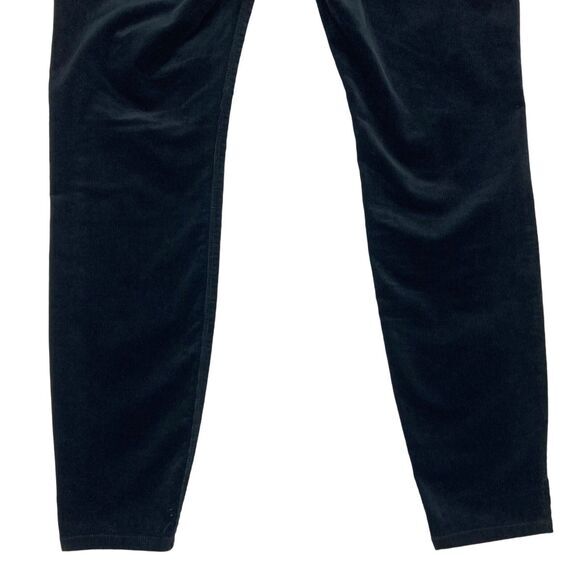 Vineyard Vines Pants Womens 10 Black Corduroy High Waisted Skinny Ankle Casual - Picture 7 of 14